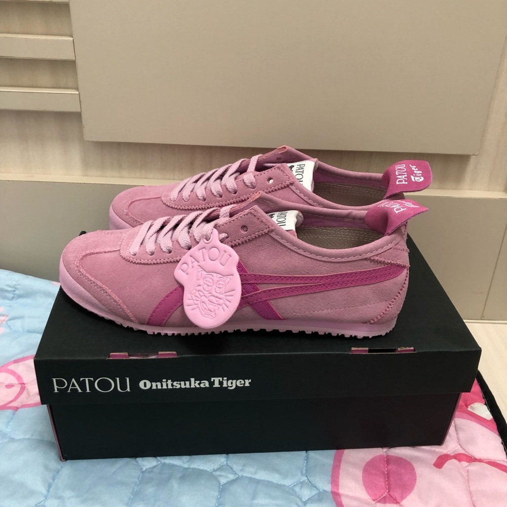 Asics Pink Low Sneakers